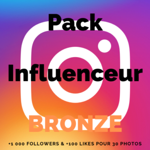 Pack Influenceur Instagram Bronze