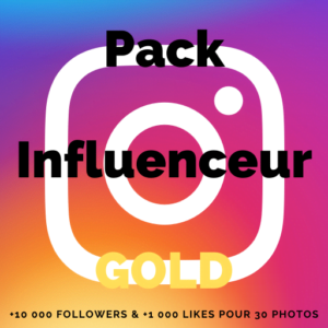 Pack Influenceur Instagram Gold